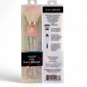 3 in 1 make up brush equate